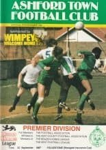Ashford Town v Folkestone 22-Sep-1987