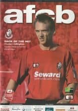 AFC Bournemouth v Gillingham 17-Dec-2005