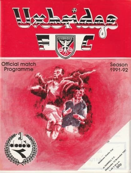 Uxbridge v Hanwell Town 13-Nov-1991