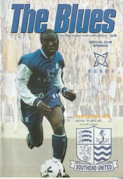 Southend United v Hartlepool United 07-Apr-2001