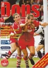 Aberdeen v Heart of Midlothian 13-Aug-2000