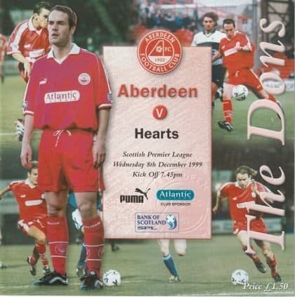 Aberdeen v Heart of Midlothian 08-Dec-1999