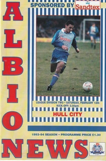 Brighton & Hove Albion v Hull City 12-Feb-1994