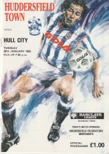Huddersfield Town v Hull City 28-Jan-1992
