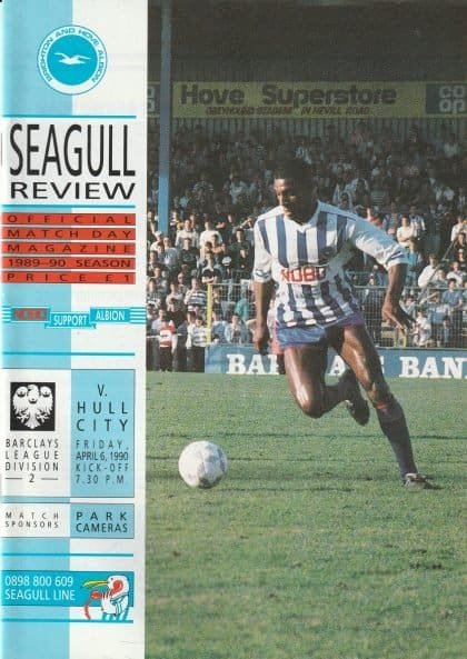 Brighton & Hove Albion v Hull City 06-Apr-1990