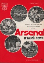 Arsenal v Ipswich Town 14-Oct-1972