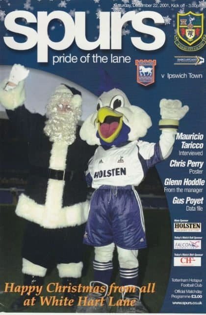 Tottenham Hotspur v Ipswich Town 22-Dec-2001