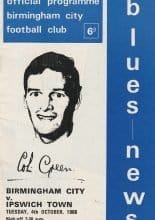 Birmingham City v Ipswich Town 04-Oct-1966