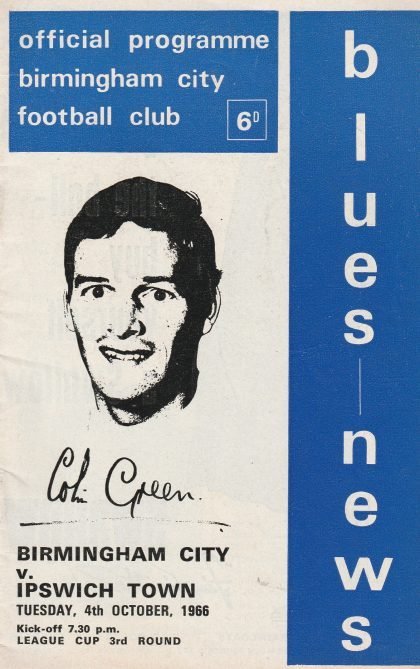 Birmingham City v Ipswich Town 04-Oct-1966
