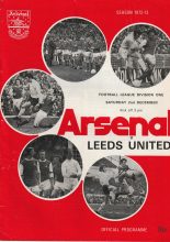 Arsenal v Leeds United 02-Dec-1972