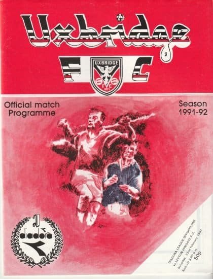 Uxbridge v Leyton Wingate 22-Feb-1992