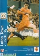 Luton Town v Lincoln City 17-Apr-1999