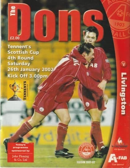 Aberdeen v Livingston  26-Jan-2002