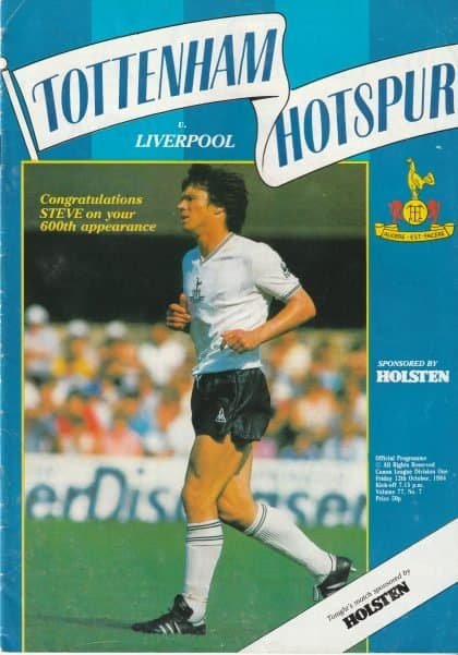 Tottenham Hotspur v Liverpool 12-Oct-1984