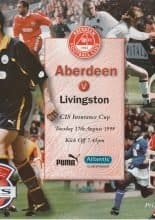 Aberdeen v Livingston 17-Aug-1999