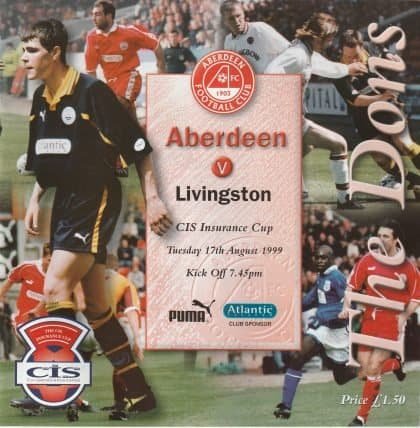 Aberdeen v Livingston 17-Aug-1999
