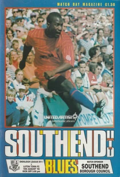 Southend United v Luton Town 19-Aug-1995