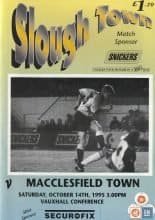 Slough Town v Macclesfield Town 14-Oct-1995