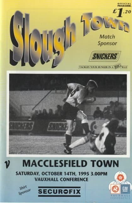 Slough Town v Macclesfield Town 14-Oct-1995