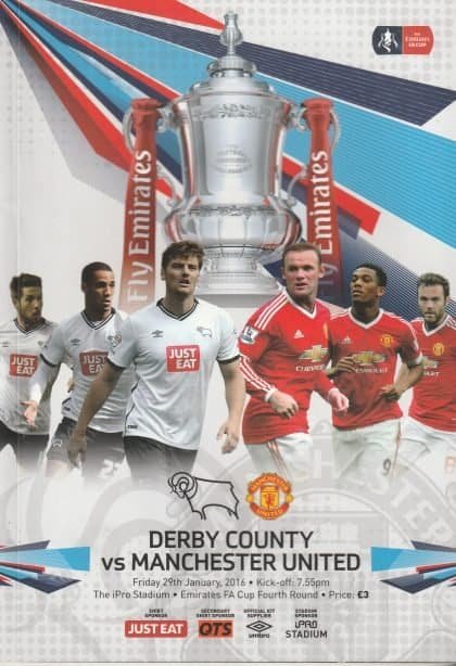 Derby County v Manchester United 29-Jan-2016