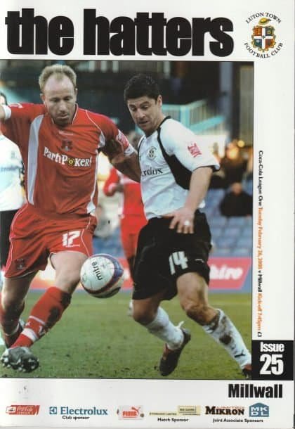Luton Town v Millwall 26-Feb-2008