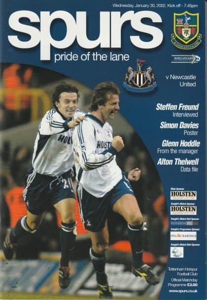 Tottenham Hotspur v Newcastle United 30-Jan-2002