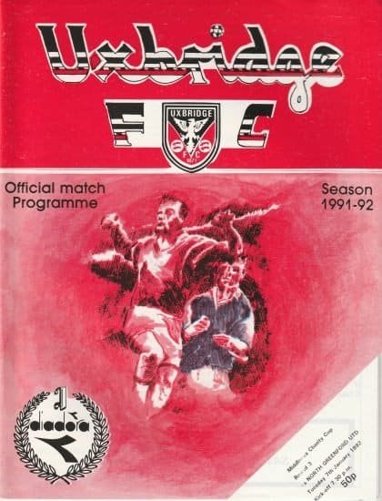 Uxbridge v North Greenford United 07-Jan-1992