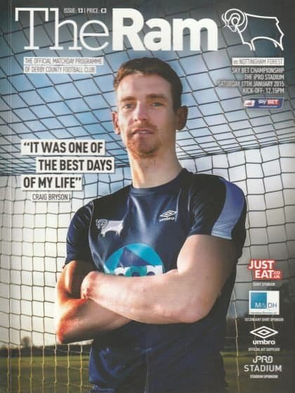Derby County v Nottingham Forest  17-Jan-2015