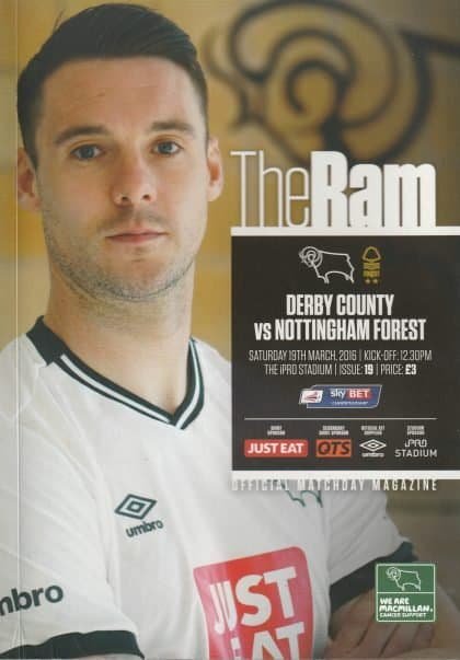 Derby County v Nottingham Forest 19-Mar-2016