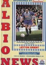 Brighton & Hove Albion v Leyton Orient 19-Mar-1994