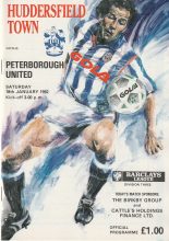 Huddersfield Town v Peterborough United 18-Jan-1992