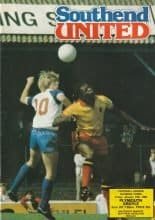 Southend United v Plymouth Argyle 14-Jan-1983