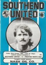 Southend United v Preston North End 22-Oct-1985