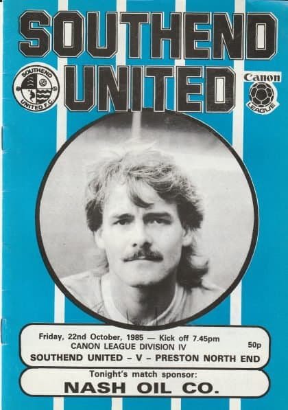 Southend United v Preston North End 22-Oct-1985