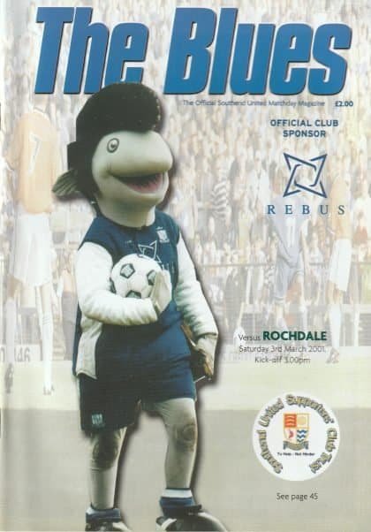 Southend United v Rochdale 03-Mar-2001
