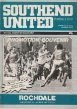 Southend United v Rochdale 01-May-1981