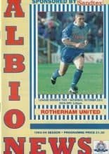 Brighton & Hove Albion v Rotherham United 23-Oct-1993
