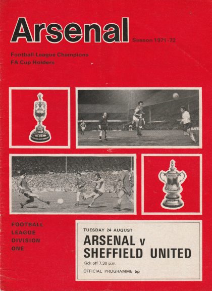 Arsenal v Sheffield United 26-Oct-1971