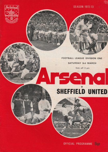 Arsenal v Sheffield United 03-Mar-1973