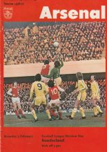Arsenal v Sunderland 05-Feb-1977