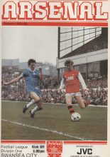 Arsenal v Swansea City 01-Jan-1983
