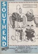Southend United v Swindon Town  26-Dec-1984