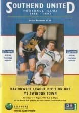Southend United v Swindon Town 31-Aug-1996
