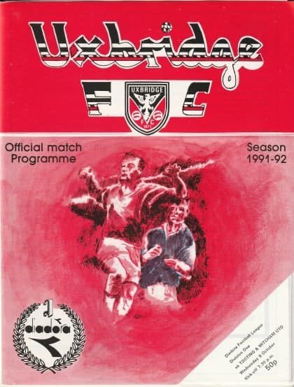 Uxbridge v Tooting & Mitcham 09-Oct-1991