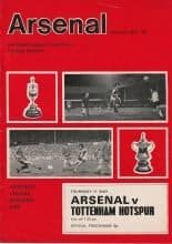 Arsenal v Tottenham Hotspur 11-May-1972