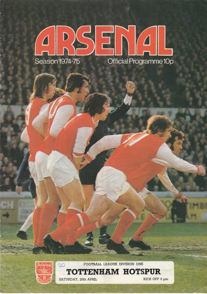Arsenal v Tottenham Hotspur 26-Apr-1975