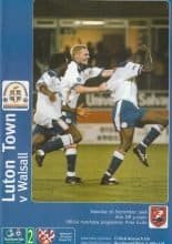 Luton Town v Walsall 26-Sep-1998