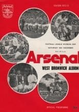 Arsenal v West Bromwich Albion 16-Dec-1972