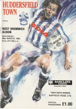 Huddersfield Town v West Bromwich Albion 28-Mar-1992