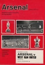 Arsenal v West Ham United 22-Apr-1972